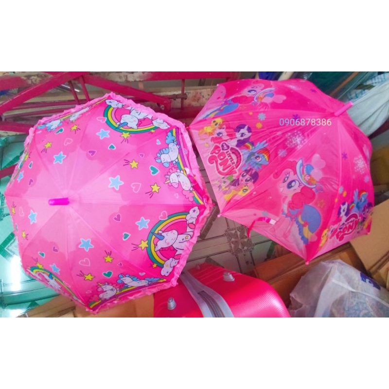 Ô dù cho bé gái hình ngựa Pony
