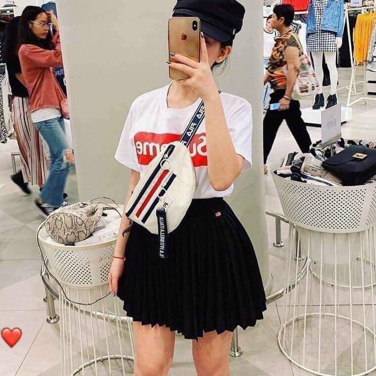 [ Mã WASTAPR giảm 10K đơn 50K] Bán sỉ chân váy xếp li shynstores dáng ngắn cạp chun siêu hot | BigBuy360 - bigbuy360.vn