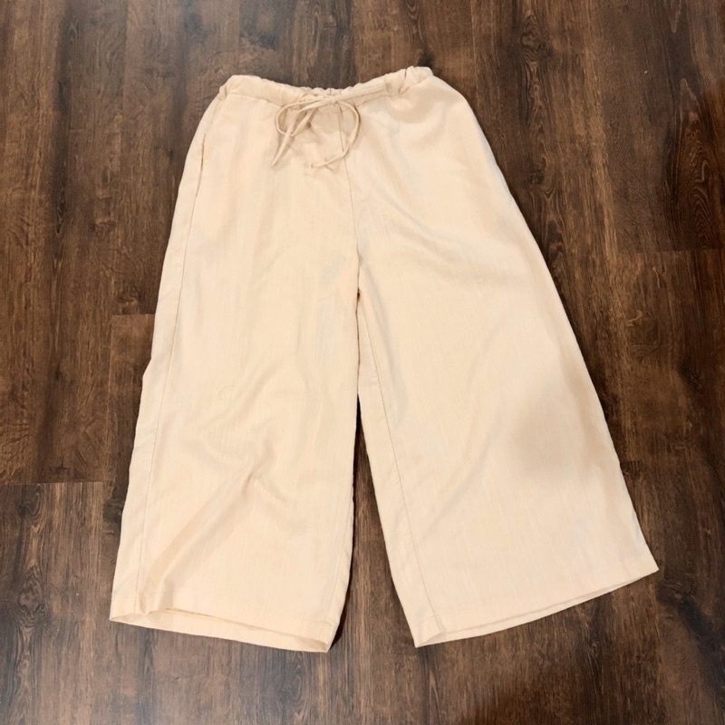 Quần Maybi màu be lưng thun