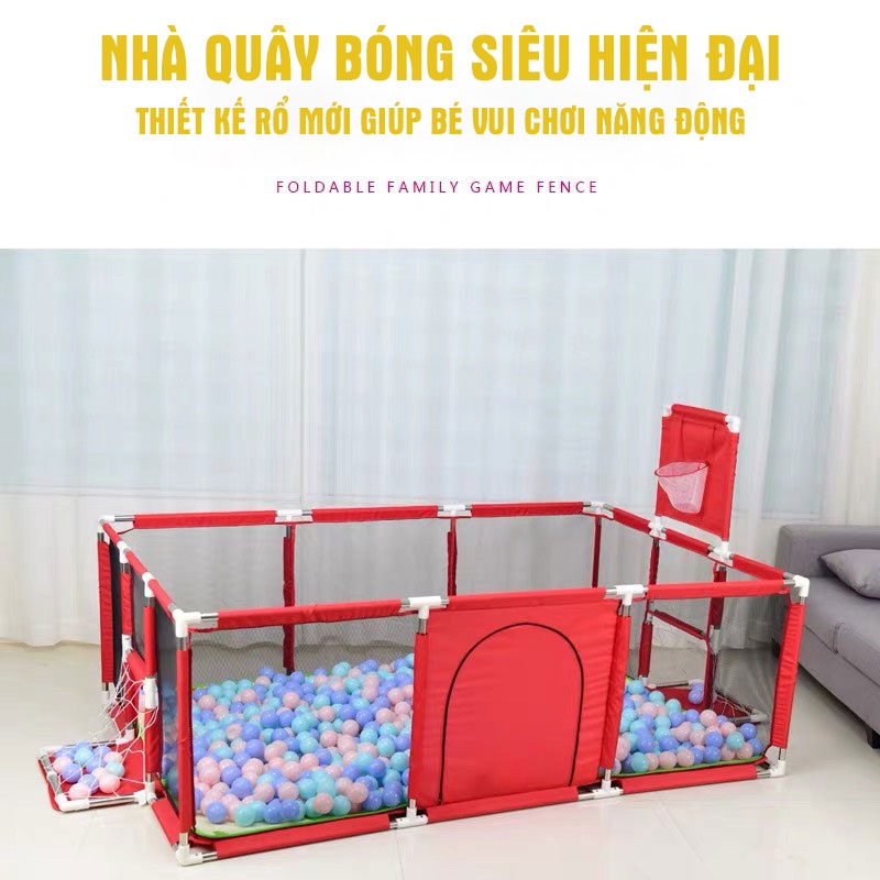 SALE SỐCQuây bóng lều chơi bóng cho béNhà bóng khung inox Siêu rẻ siêu đẹp chất liệu cao cấp loại CÓ RỔ