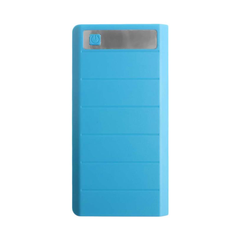 Vỏ Hộp Đựng Pin Sạc Dự Phòng 2 Cổng Usb Có Màn Hình Led Cho 8 Pin 18650