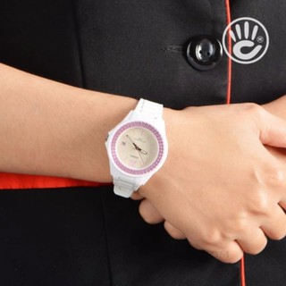 Đồng hồ nữ dây nhựa Casio LX-500H-2BVDF