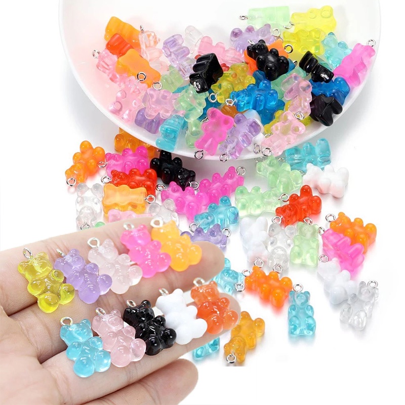 Set 50 Phụ Kiện Làm Đồ Trang Sức Màu Sắc Ngọt Ngào