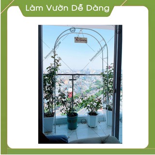 (DEAL SỐC) ✔ KHUNG CỔNG VÒM TRẮNG ✔ DÙNG ĐỂ ĐỠ CÂY CHO HOA HỒNG LEO, CÂY LEO THÀNH CỔNG VÒM.