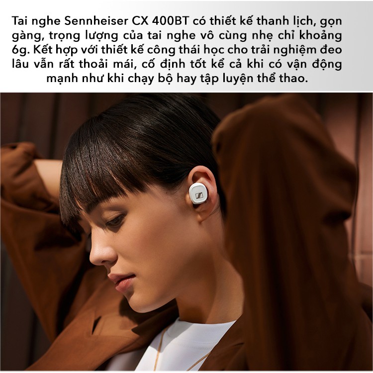 Tai nghe Sennheiser CX400BT True Wireless