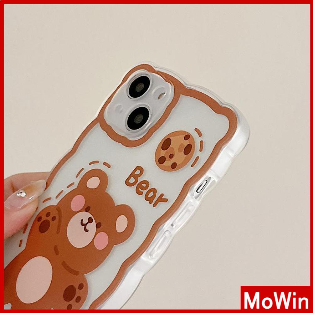 iPhone Case Silicone Soft Case Clear Case Airbag Shockproof Camera Cover Protection Bear Cute Compatible For iPhone 11 iPhone 13 Pro Max iPhone 12 Pro Max iPhone 7 Plus iPhone xr