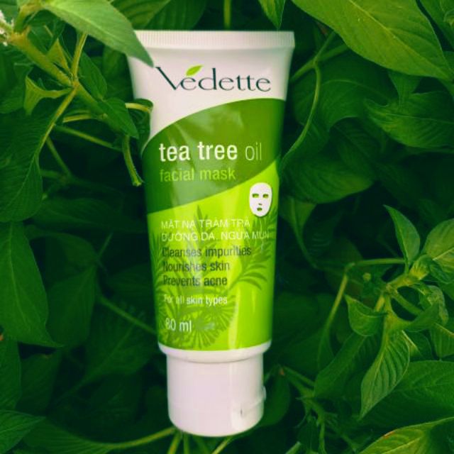 Mặt Nạ Tràm Trà VEDETTE Tea Tree Oil Facial Mask  80ml - 0514935