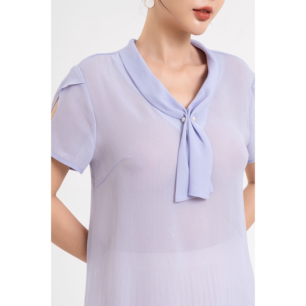 Áo sơ mi nữ đính trai LAMER L61B20H034