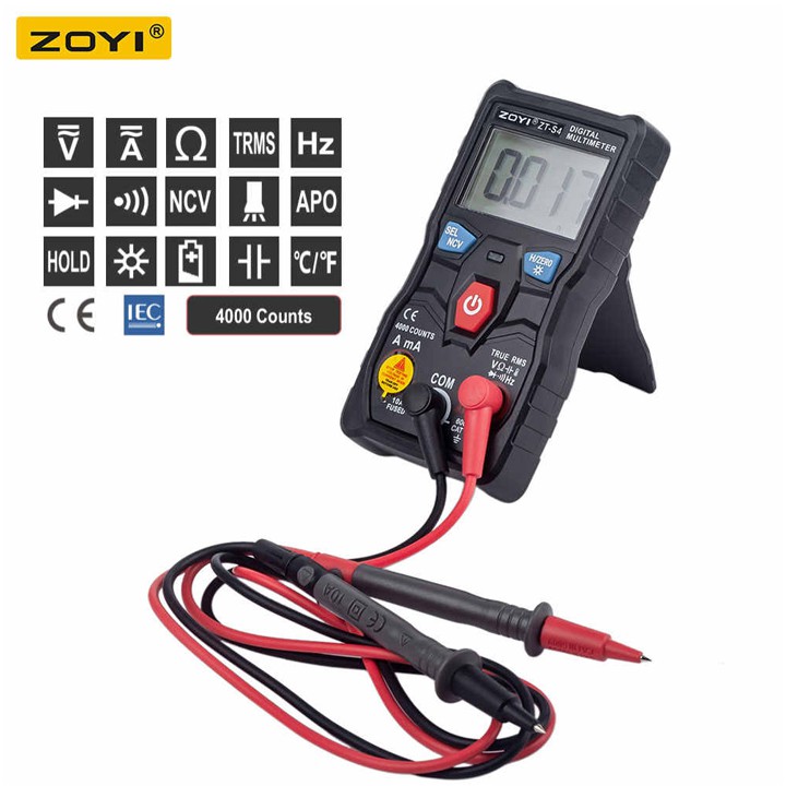 Đồng Hồ Đo Vạn Năng Tự Động AUTO ZOYI ZT-S4