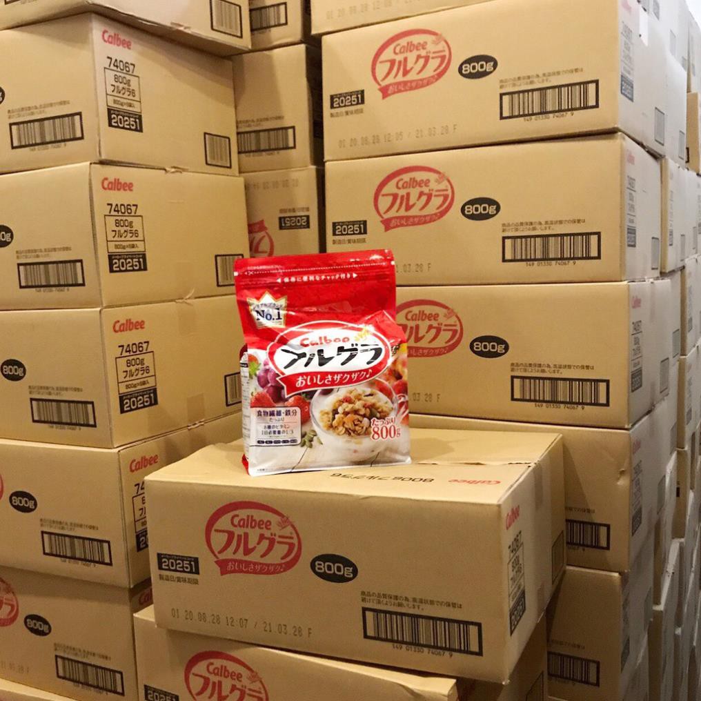 (han123) NGŨ CỐC CALBEE 800G NHẬT BẢN - DATE4/2021