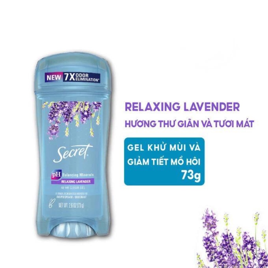 Gel Ngăn Tiết Mồ Hôi và Khử Mùi Nữ Secret Nhiều Mùi Hương 73g