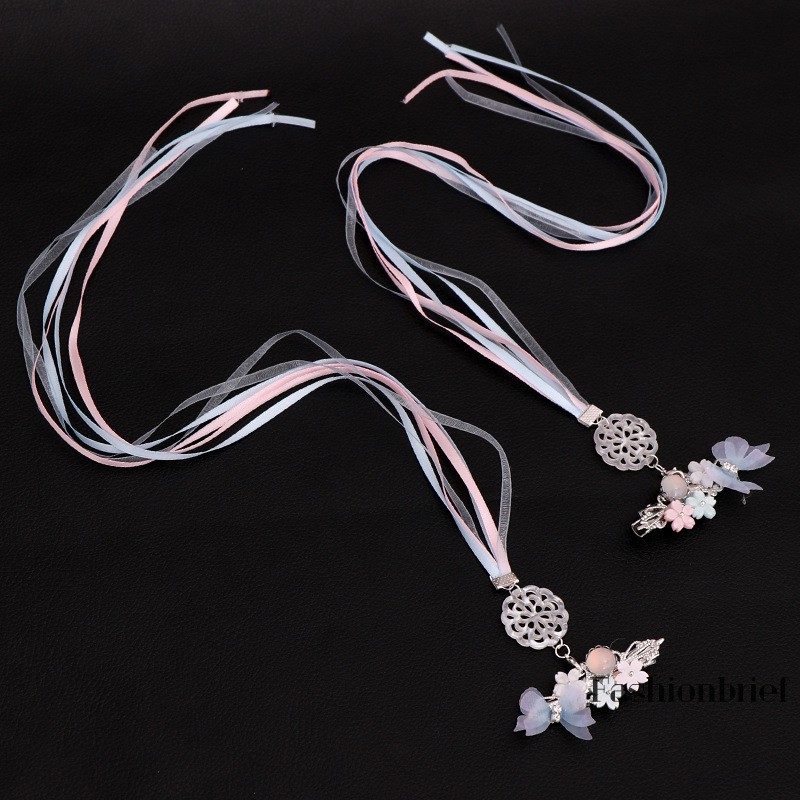 Bộ đôi nơ cài tóc phong cách thần tiên hàn quốc xinh xắn độc đáo