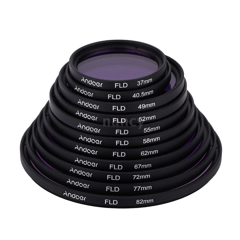 Bộ thấu kính lọc phân cực hình tròn UV+CPL+FLD 67mm thương hiệu Andoer dành cho máy ảnh Nikon Canon Pentax