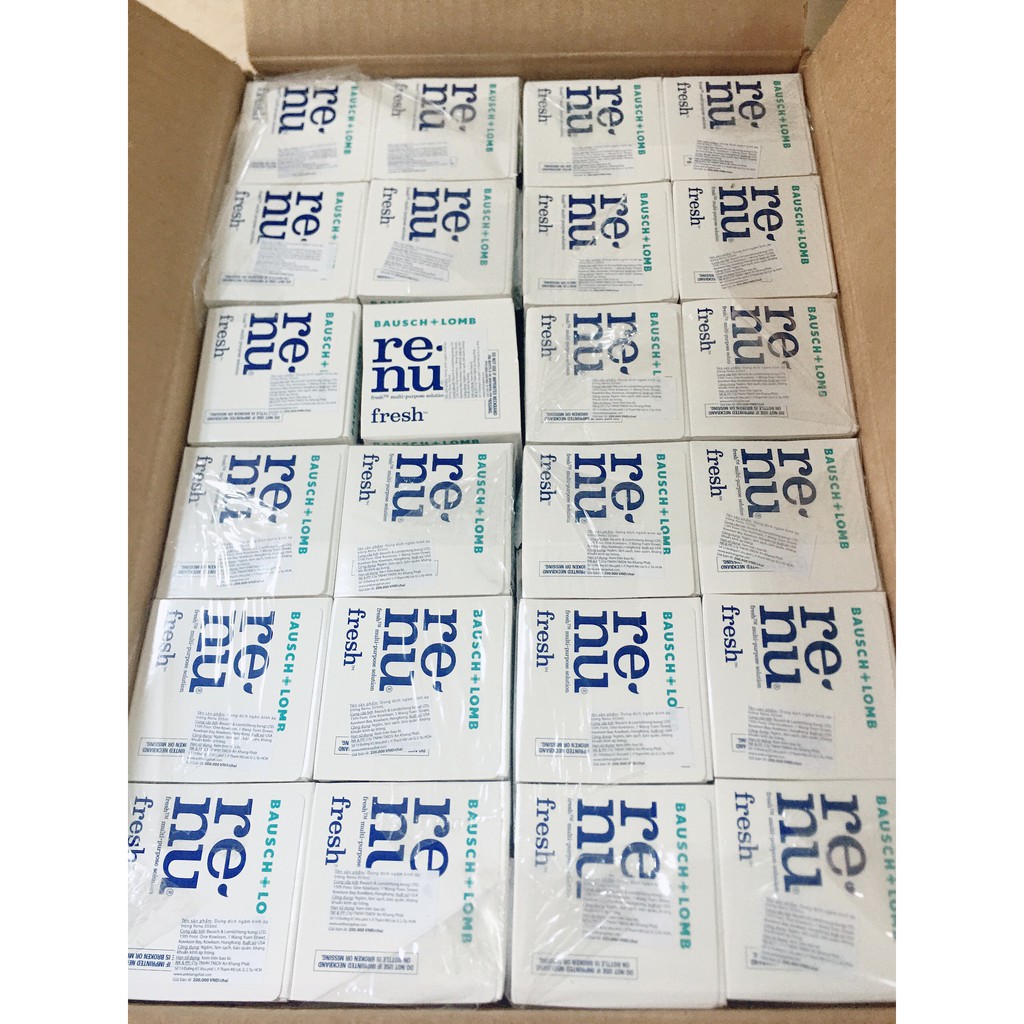 Dung dịch ngâm lens Renu 355ml- nước ngâm rửa kính áp tròng Renu Bausch & Lomb 8/2024