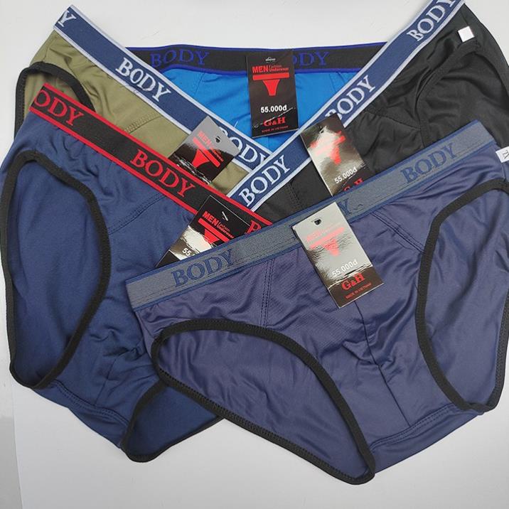 BÁN LẺ GIÁ SỈCombo 5 Quần Xịp Nam Body Sịp Cao Cấp Chất Coton Thoáng Mát, Thoải Mái Vận Động, Màu Sắc Nam Tính
