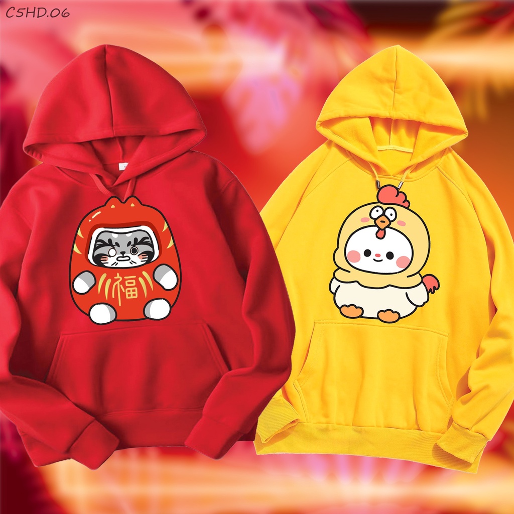 áo nỉ bông dày vừa thoải mái, hình in dễ thương C5HD.06