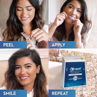 ( 2 hàm -1 lần dán) (Miếng dán trắng răng Crest 3D Whitestrips Supreme Bright