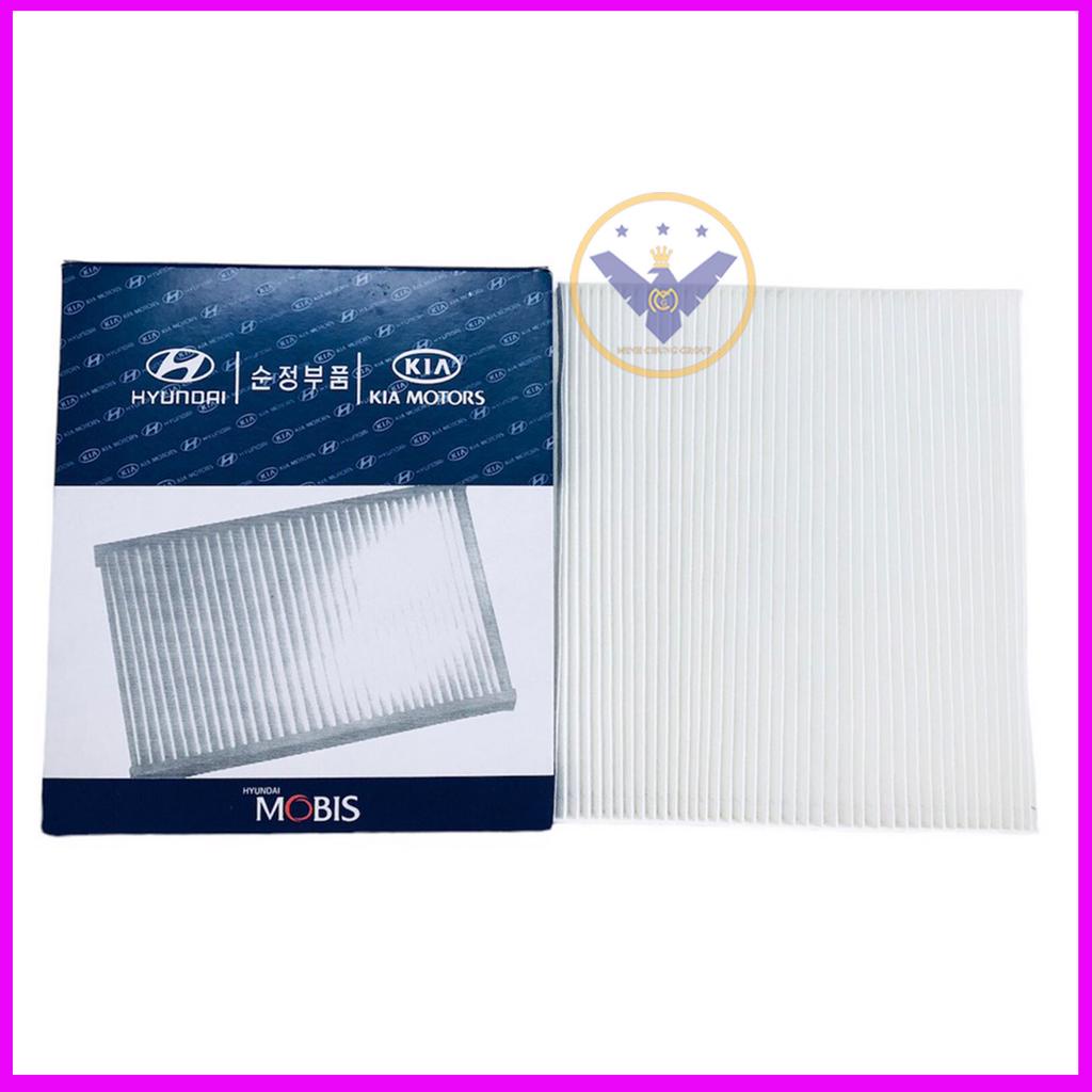 Combo 2 Lọc gió điều hòa Santafe , Sedona, Cerato 2.0, Optima, Sonata, Carnival, Azera  -mã  97133-2W000(Trắng)