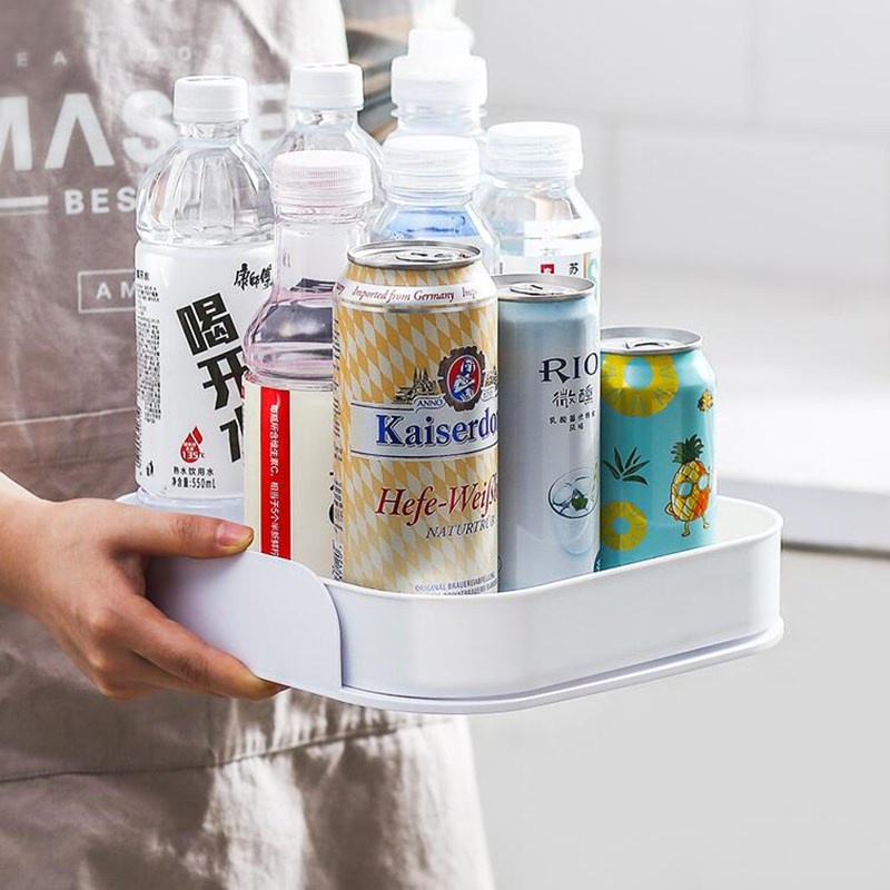 A - LIFE Khay Đựng Gia Vị Hình Vuông Có Thể Xoay Gắn Dưới Bồn Rửa Chén / Tủ Lạnh / Tủ Lạnh Cho Nhà Bếp / Tủ Lạnh / Hàng Có Sẵn * Giao Hàng Nhanh Chóng