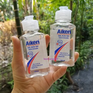 [ TỪ 38K GẢM CÒN 20K] Gel rửa tay khô sạch khuẩn Aiken 100ml