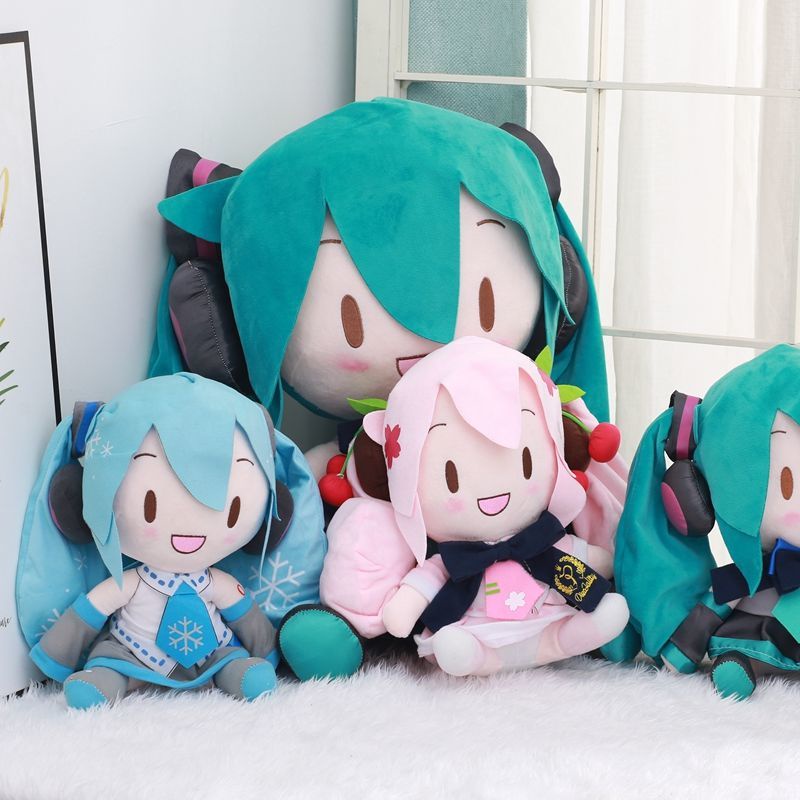 Búp Bê Nhồi Bông Hatsune Miku 60cm Dễ Thương