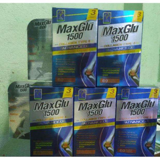 MaxGlu 1500 hỗ trợ xương khớp (hộp 60 viên)