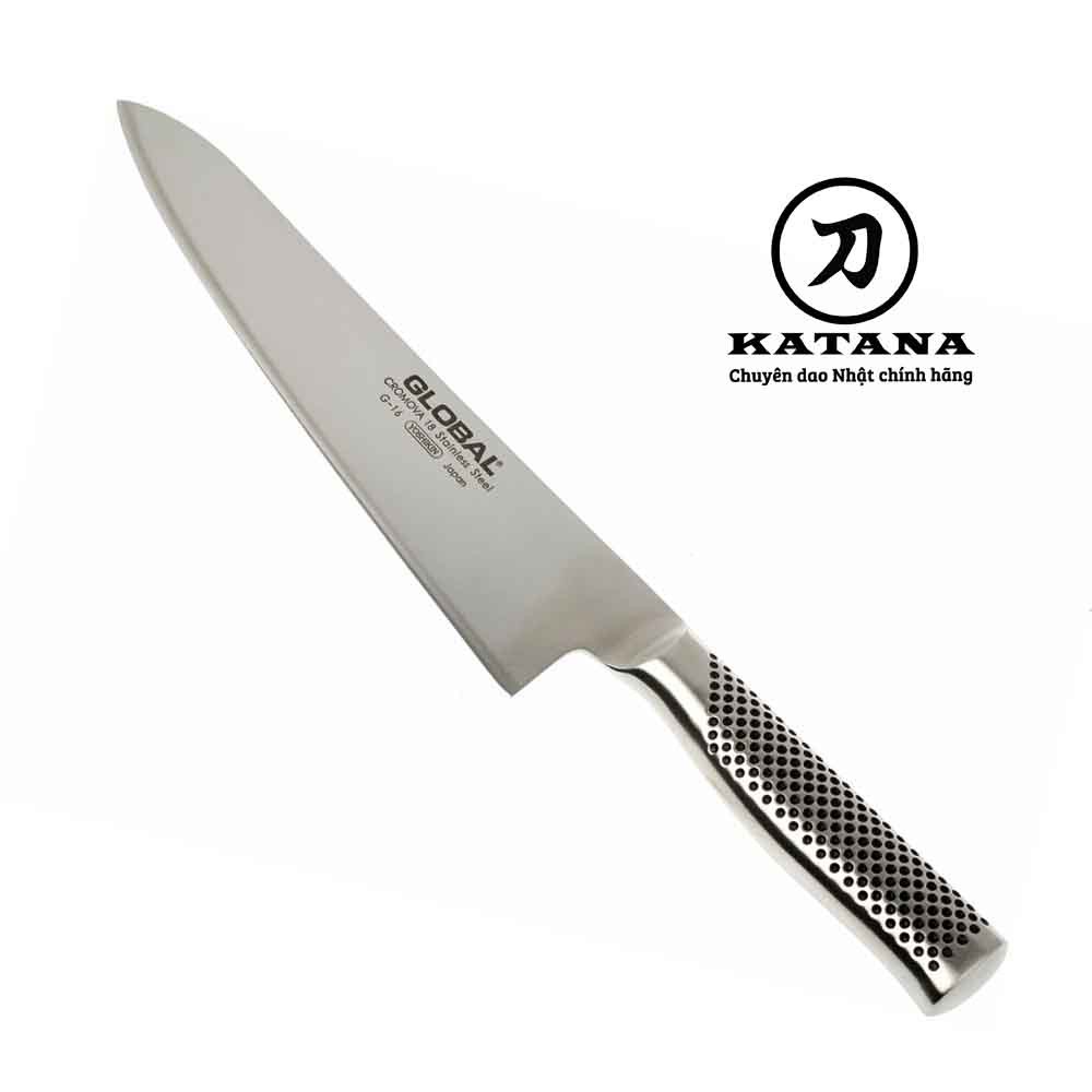 Dao bếp Nhật cao cấp Global G16 Chef - Dao thái thịt cá (240mm)