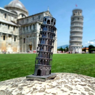 Mô Hình 3D Kim Loại Tháp Nghiêng Pisa Tại Ý (Chưa Ráp)