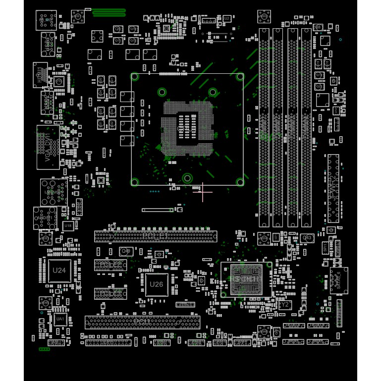 [Mã ELFLASH5 giảm 20K đơn 50K] Sơ đồ mạch Boardview MSI B85M-E5 mã Board MS-7817 ver 2.1 B85M E45 MS 7817