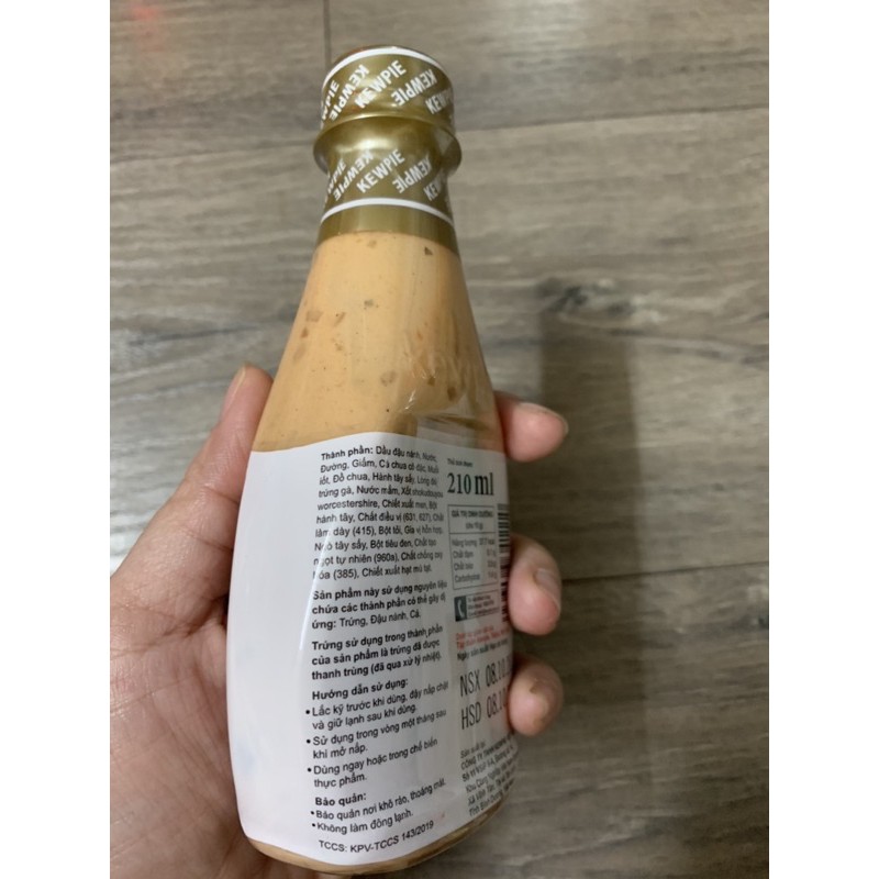 Nước xốt Thousand Island Kewpie chai 210ml - KEWPIE