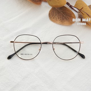 Gọng Kính Cận Form Tròn Nhỏ Model B1889 (Tặng Hộp Khăn)
