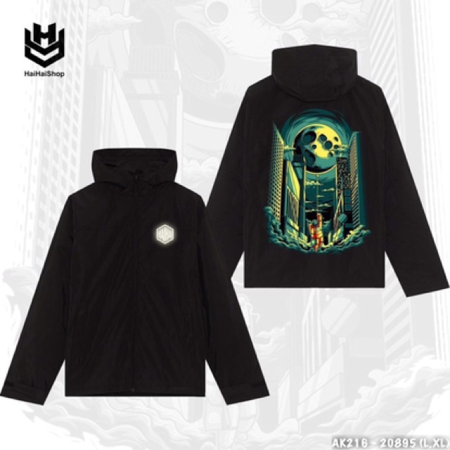 🔥𝐆𝐈𝐀́ 𝐒𝐈̉🔥216 Áo Khoác Dù (Hình Thật) Đen In Hình 3D Siêu Hot. Hottrend - Giá Sỉ - Unisex - Couple - Áo Gió | BigBuy360 - bigbuy360.vn