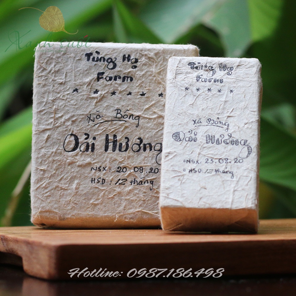 [Tùng Hạ] Xà Bông Thủ Công Từ Vườn- Handmade Soaps [Xanh Suốt]