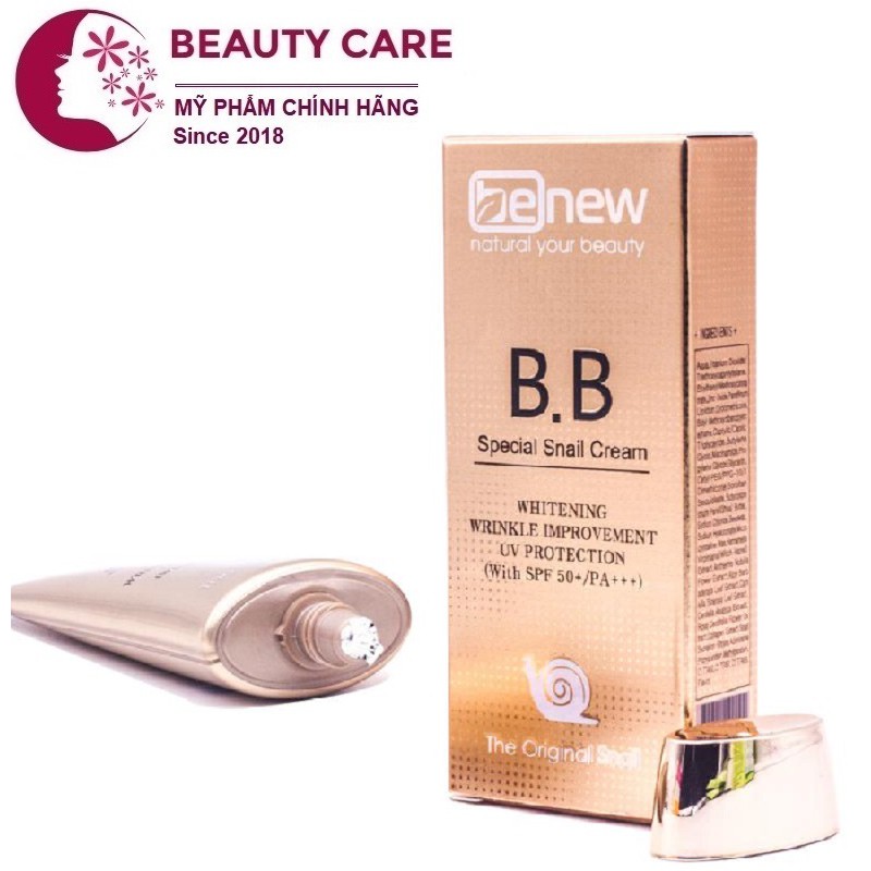 Kem nền BB che khuyết điểm BENEW Special Snail Cream 50ml