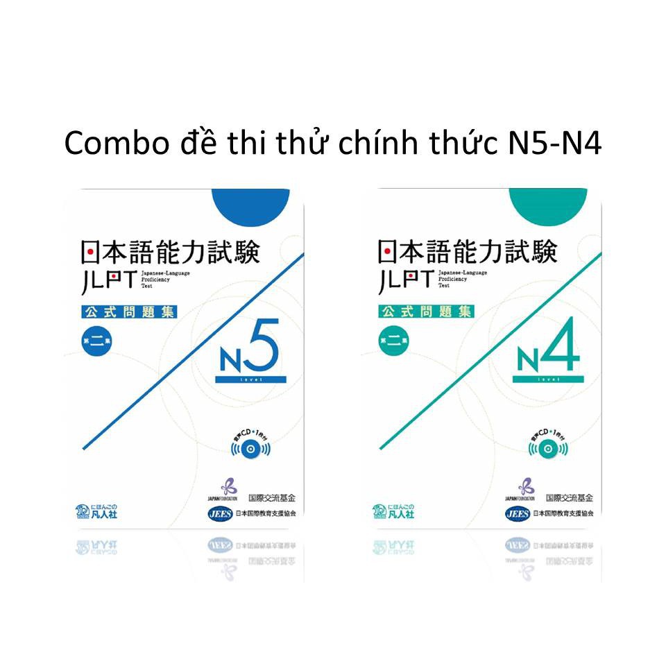 Sách tiếng Nhật - Combo Koushiki mondaishu N4 và N5