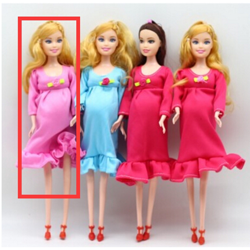 Búp bê thai tóc truyền thống của bà bầu dễ thương