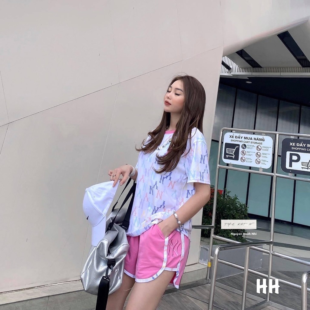 BỘ ĐÙI NỮ COTTON ÁO NHIỀU MÀU CỔ VIỀN QUẦN TRƠN- CLIP HÀNG THẬT