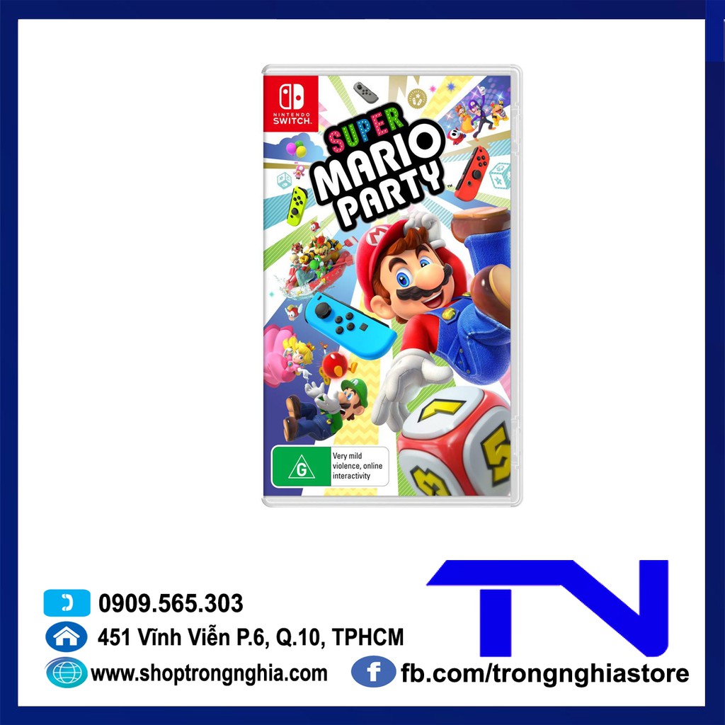 [Mã ELHAMS5 giảm 6% đơn 300K] Game Nintendo Switch - Super Mario Party