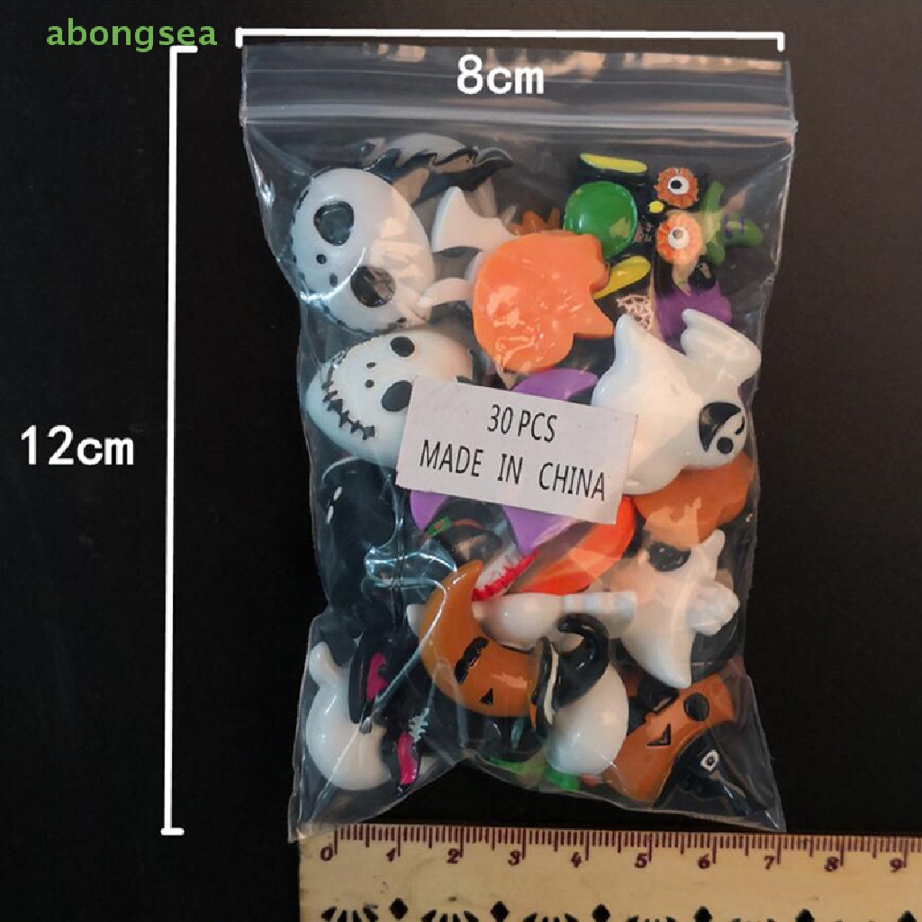Set 30 Quả Bí Ngô Nhựa Dùng Để Trang Trí Phong Cách Halloween