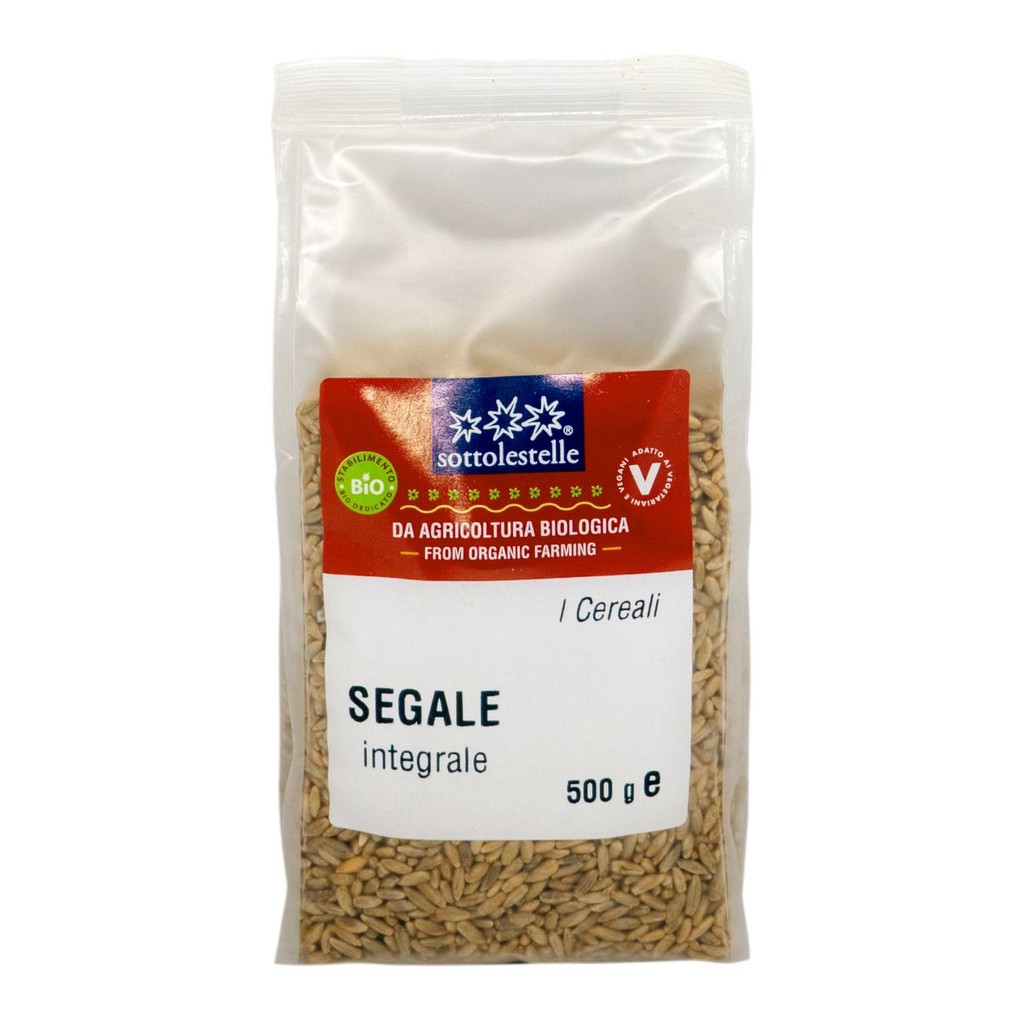 [Mã GROSALE2703 giảm 8% đơn 250K] Hạt lúa mạch đen/hạt lúa mì hữu cơ Sotto 500g - Segale integrale/Grano Tenero Italia