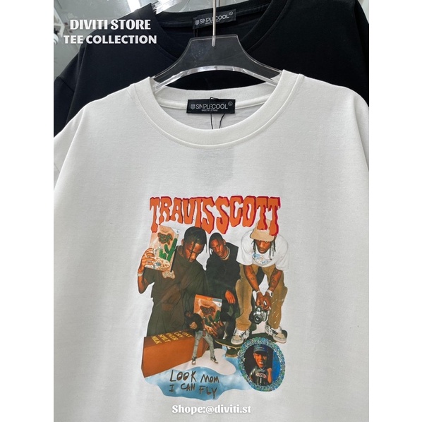 Áo thun form rộng TRAVISSCOTT form rộng unisex