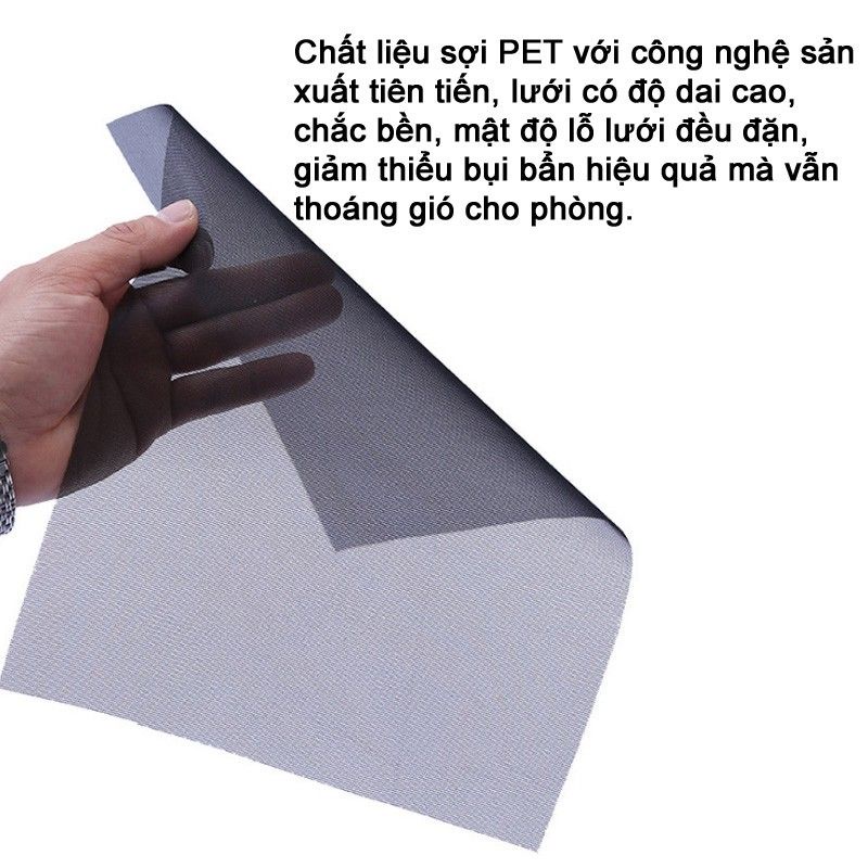 Lưới chống bụi, lưới vi tính, chống muỗi, côn trùng, size (140x100)cm