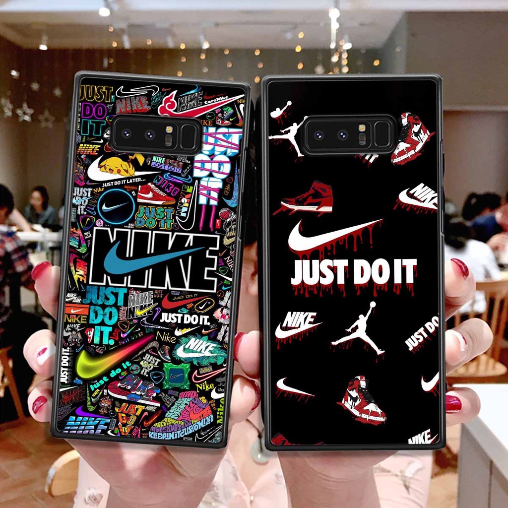 Ốp Samsung Note 8 in hình thương hiệu L.V, N.I.K.E cá tính, đẳng cấp