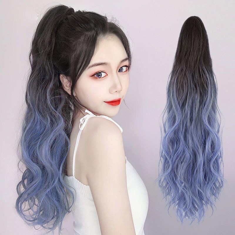 Tóc giả đuôi ngoạm omber
