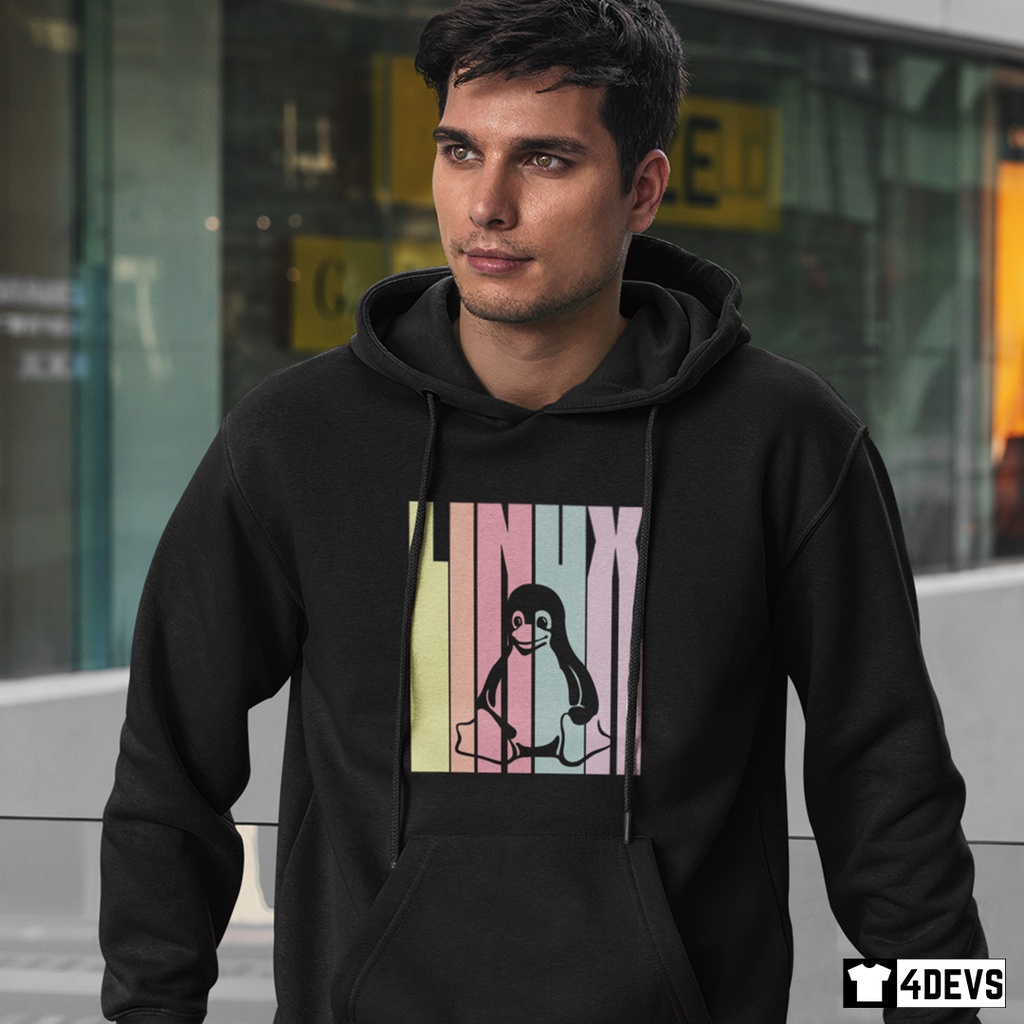 Áo Hoodie nam Linux Colorful dành cho Lập trình viên