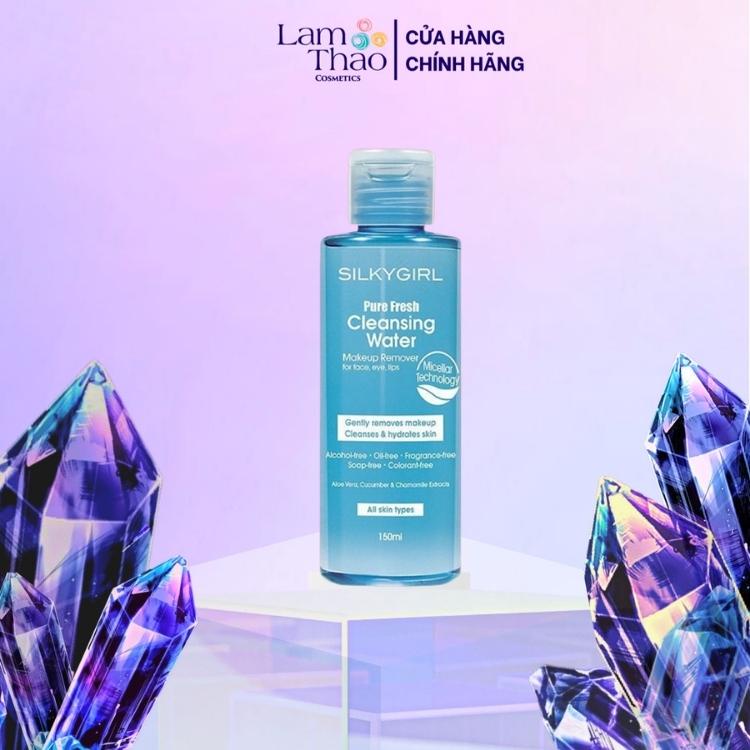 Nước Tẩy Trang Tẩy Sạch Lớp Trang Điểm Silkygirl Pure Fresh Cleansing Water