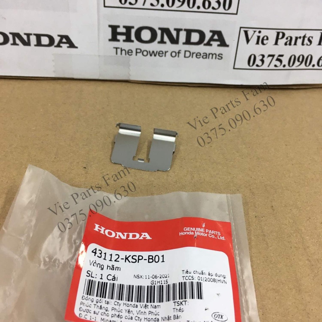 Phe giữ bố phanh, bố thắng sau xe Winner đời đầu, Winner V1, Winner X, Sonic , din Honda 100%