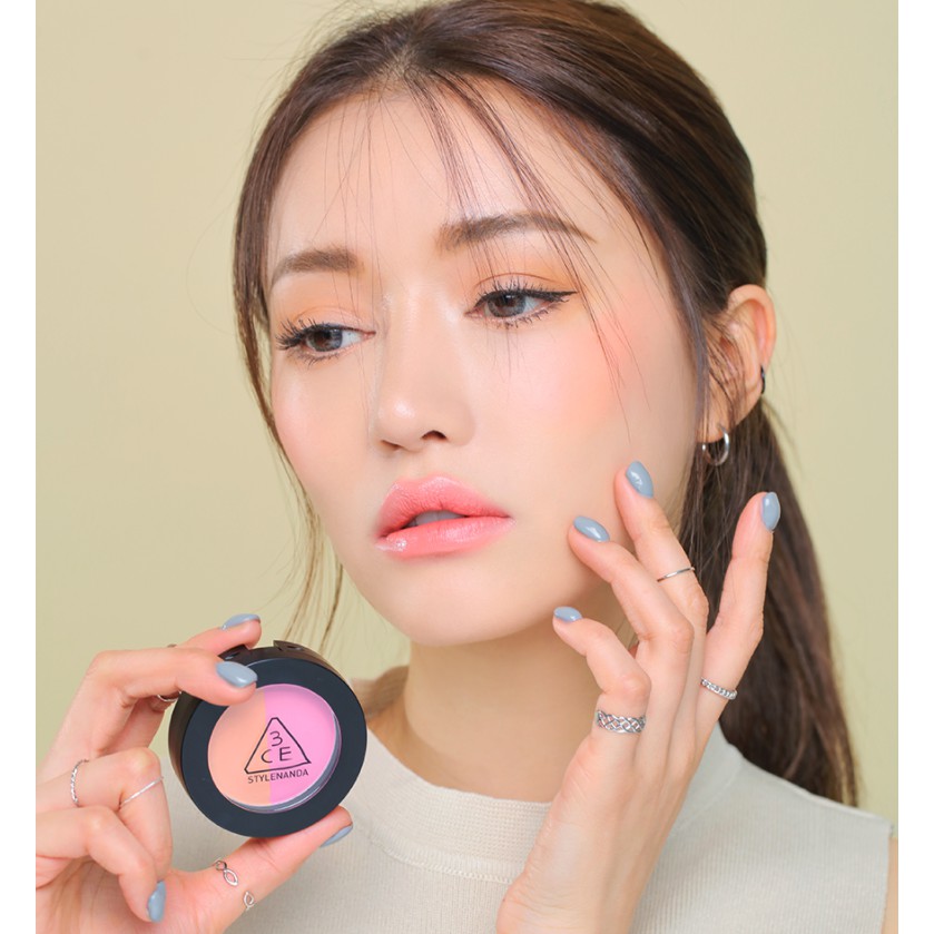 Phấn Má 3CE Duo Color Face Blush [ Chính Hãng]