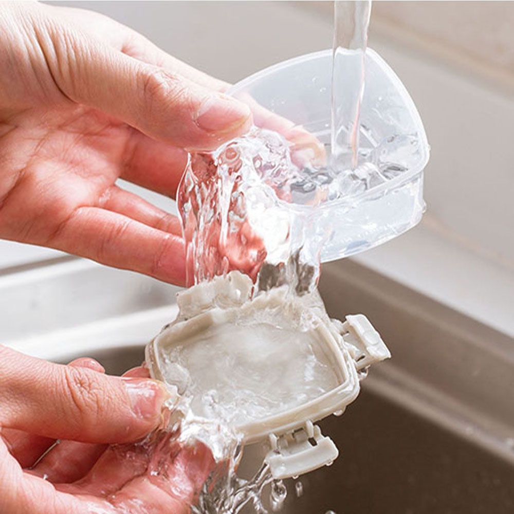 Set 4 Hộp Đựng Gia Vị Bằng Nhựa Pp Trong Suốt Có Nắp Đậy Tiện Dụng Cho Nhà Bếp