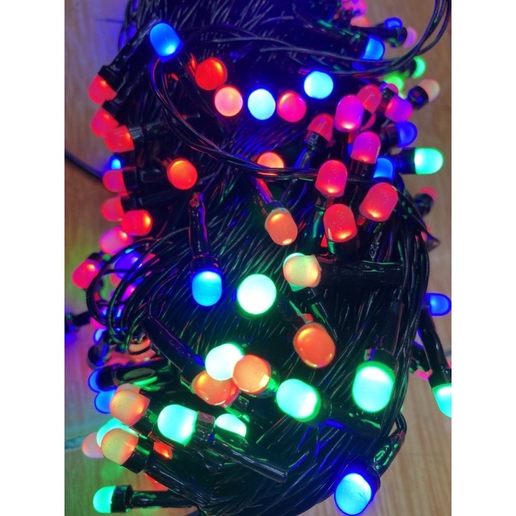 Dây Chớp Led Trang Trí Lục Giác Dài 40m Nhiều Màu